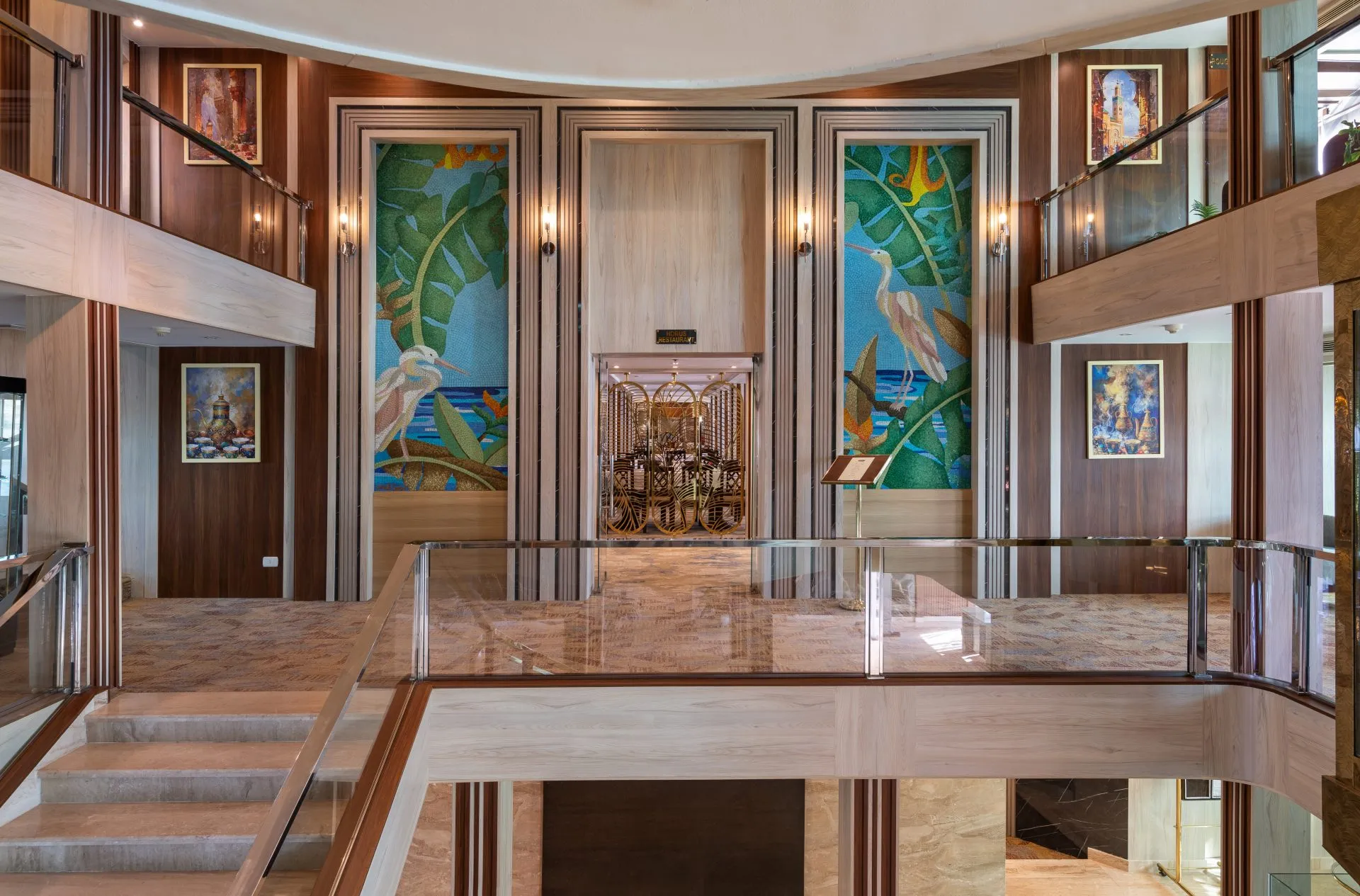 Lobby of the MS Chateau Lafayette Nile Cruise Nile cruise
